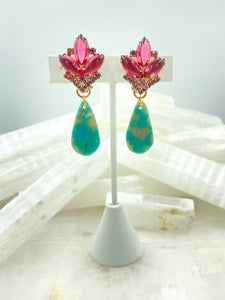 Pop of Color Cocktail Earrings