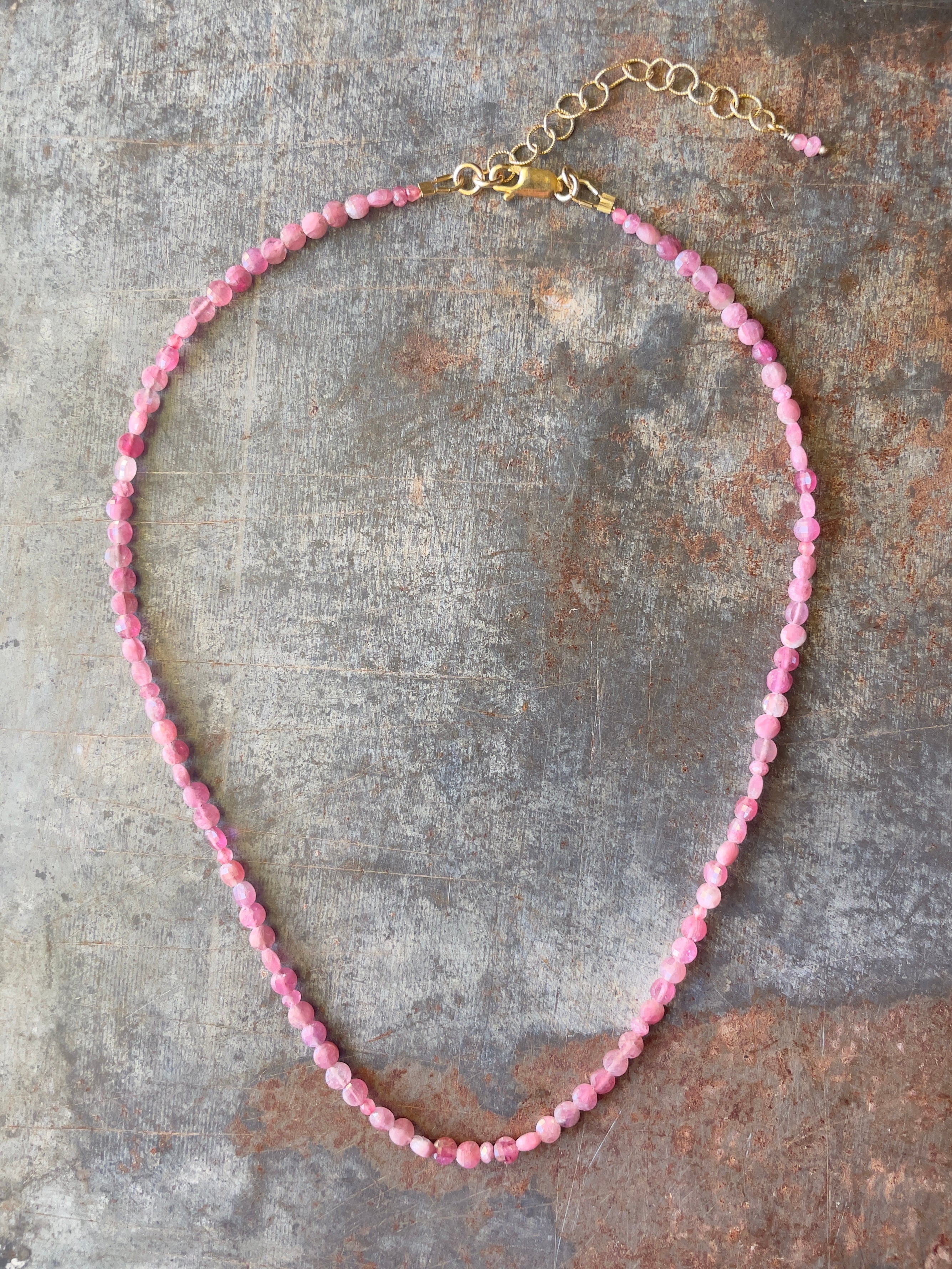 Pink Sapphire Beads