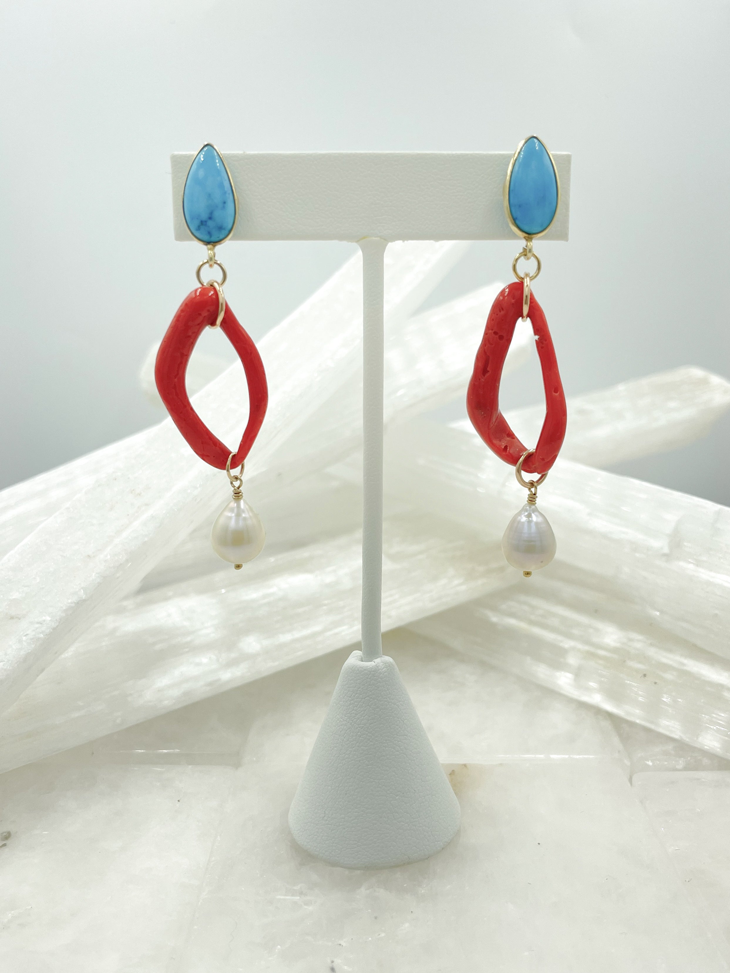 Corallo Drop Earrings